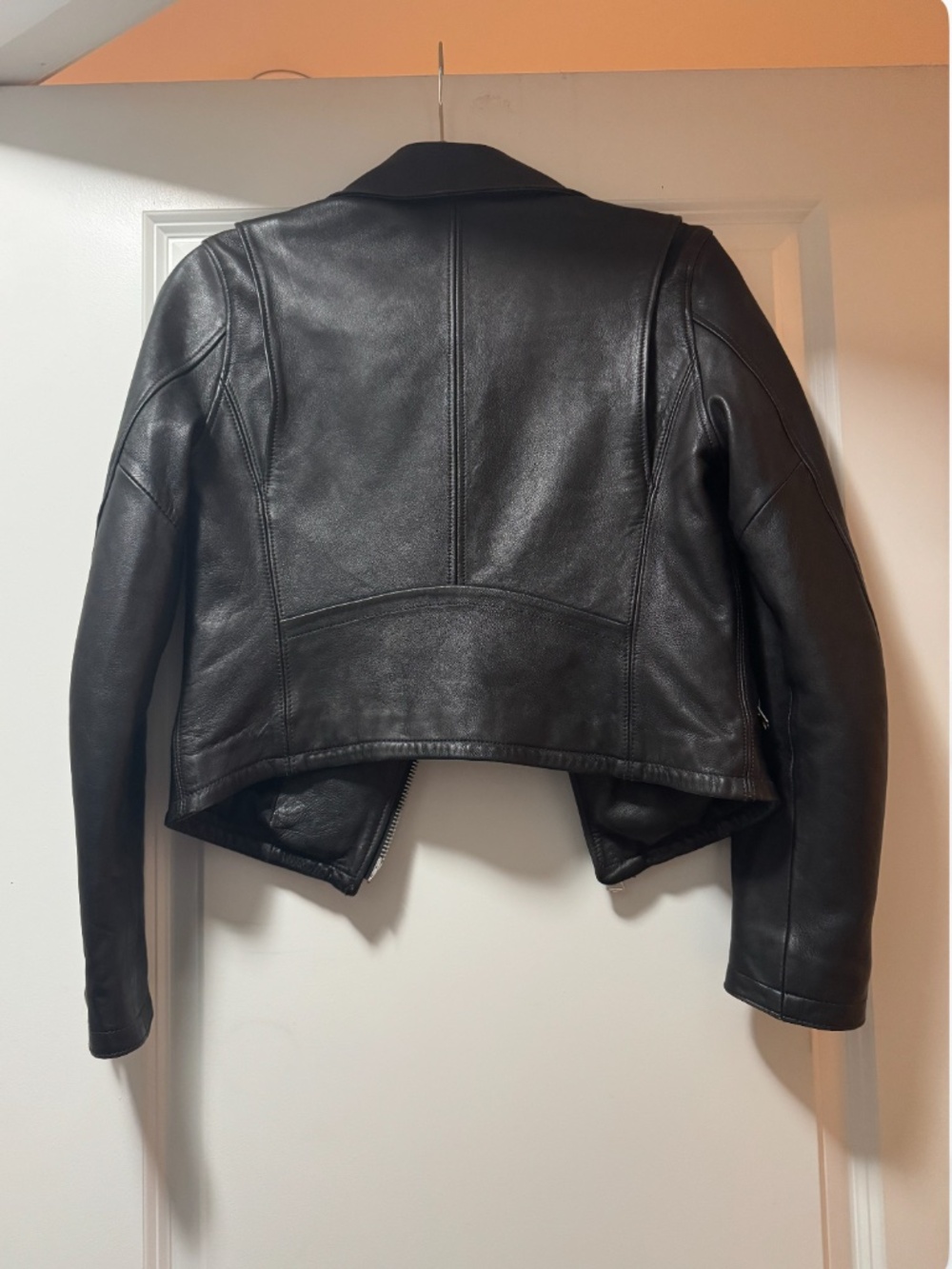 Buck Mason Women's Black Heritage Moto Jacket - Picture 3 of 4